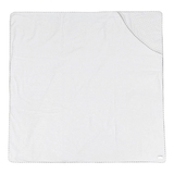 Полотенце-уголок NL Baby, 110х110 см, белый с серым (872/37598) - Pampik - 2