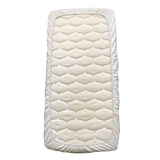 Простирадло на резинці NL Baby, водонепроникне, 120х60 см, білий (003/34731) - Pampik - 6