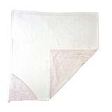 Полотенце-уголок NL Baby, 110х110 см, белый с розовым (807/38122) - Pampik - 3