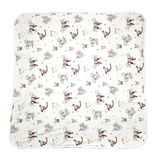 Рушник-куточок NL Baby в коробці, 75х75 см, білий з блакитним (017+019/38130) - Pampik - 3