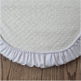 Простирадло на резинці Micuna для колиски Nacelle, 78х36 см, 2 шт., рожевий, білий (807+842/31852) - Pampik - 4