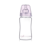 Бутылочка для кормления Lovi Diamond Glass Baby Shower girl, стеклянная, 250 мл, розовый (74/204girl) - Pampik - 3