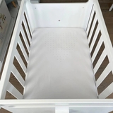 Простирадло на резинці NL Baby, бавовна, 72х49 см, 2 шт., молочний (842+871/36191) - Pampik - 3