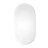 Простыня на резинке NL Baby, трикотаж, 65х30 см, белый (001/34725) - Pampik