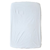 Простирадло на резинці Micuna для колиски Nacelle, 72х49 см, 2 шт., білий, сірий (TX-1781/26906) - Pampik - 2