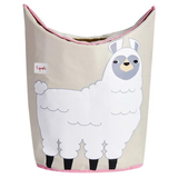 Корзина для хранения 3 Sprouts Лама, 48х56х28 см, бежевый (ILHLLM/27886) - Pampik