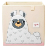 Куб для хранения 3 Sprouts Лама, 33х33х33 см, бежевый (IBXLLM/36221) - Pampik