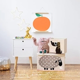 Куб для зберігання 3 Sprouts Собака, 33х33х33 см, бежевий (IBXDOG/9293) - Pampik - 4