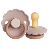 Пустушка латексна Frigg Daisy Biscuit, кругла, size 1, 0-6 міс., світло-рожевий (000501) - Pampik