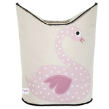 Кошик для зберігання 3 Sprouts Лебідь, 48х56х28 см, бежевий (ILHSWN/10763) - Pampik