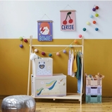 Куб для хранения 3 Sprouts Лама, 33х33х33 см, бежевый (IBXLLM/36221) - Pampik - 3