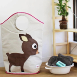 Кошик для зберігання 3 Sprouts Олень, 48х56х28 см, бежевий (ILHDEE/9509) - Pampik - 2