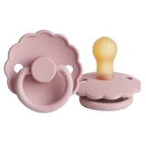 Пустушка латексна Frigg Daisy Baby pink, кругла, size 1, 0-6 міс., рожевий (000497) - Pampik