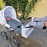 Муфта-рукавички NL Baby зі стібкою, сірий (0000/35471) - Pampik - 7