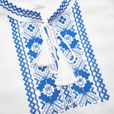 Вишиванка для хлопчика Twins Оберіг, р.110, білий з блакитним (88OT-О110-04) - Pampik - 2