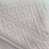 Шапочка двойная NL Baby на завязках, хлопок, 0-3 мес., розовый (046/33405) - Pampik - 3