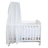 Балдахин NL Baby Кружево, 300х170 см, белый (0000/27436) - Pampik