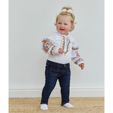 Вишиванка для дівчинки Twins Барва, р.104, білий з різнобарвним (88ВДTБ-104-20) - Pampik - 4