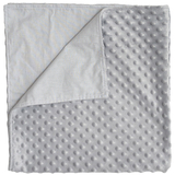 Плед Twins Minky Summer, 75x80 см, сірий (1462-TNSum-10) - Pampik - 2