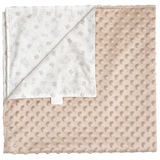 Плед Twins Minky Summer, 75x80 см, бежевий (1462-TNSum-02) - Pampik