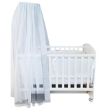 Балдахин NL Baby, 300х185 см, бело-серый (859/032149) - Pampik