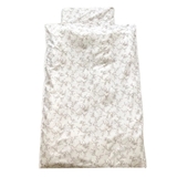 Комплект постільної білизни NL Baby, 140х100 см, біло-сірий (826+842/30173) - Pampik