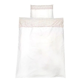 Комплект постельного белья NL Baby, 140х100 см, бело-розовый (807+842/38138) - Pampik