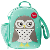 Бокс для обіду 3 Sprouts Сова, м'ятний (ILUOWL/30510) - Pampik