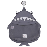 Органайзер для іграшок у ванну 3 Sprouts Акула, 37х38 см, сірий (ITBSHK/27897) - Pampik