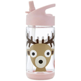 Пляшка для напоїв 3 Sprouts Олень, 350 мл, рожевий (IWBDEE/27899) - Pampik