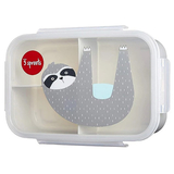 Контейнер для їжі 3 Sprouts Лінивець, сірий (IBBSLO/36211) - Pampik - 3