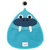 Органайзер для іграшок у ванну 3 Sprouts Морж, 37х38 см, бірюзовий (ITBWAL/9503) - Pampik