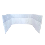 Бортик в кроватку NL Baby с подушками, 3-сторонний, 180х28 см, бело-голубой (143/26052) - Pampik - 2