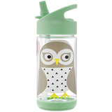 Пляшка для напоїв 3 Sprouts Сова, 350 мл, м'ятний (IWBOWL/27902) - Pampik
