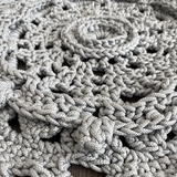 Коврик декоративный NL Baby Hand made, 75 см, серый (27543) - Pampik - 4