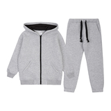 Спортивний костюм на флісі Garnamama Oversize sport zip штани зі шнурком 140 Сірий (1043664.1408684) - Pampik - 6