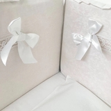 Бортик у ліжечко NL Baby, 4-сторонній, білий (820+927/33102) - Pampik - 2