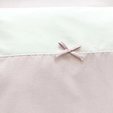 Комплект постільної білизни NL Baby в клітинку, 135х100 см, рожевий (803/23331) - Pampik - 3