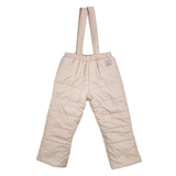 Брюки-комбінезон NL Baby, синтепух, на флісі, 12 місяців, персиковий (553/37201) - Pampik