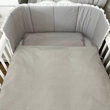 Комплект постельного белья NL Baby, 140х100 см, серый с белым (823+842/29278) - Pampik - 2