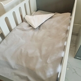 Комплект постельного белья NL Baby, 140х100 см, серый с белым (823+842/29278) - Pampik - 3