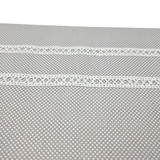 Бортик у ліжечко NL Baby, 3-сторонній, універсальний, 180х30 см, біло-сірий (821+830/32063) - Pampik - 5