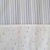 Бортик в кроватку NL Baby, 3-сторонний, универсальный, 180х30 см, бело-синий (838+869/34184) - Pampik - 5