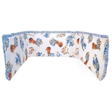 Набір NL Baby Monnalisa: комплект постільної білизни, 135х100 см + бортик у ліжечко, 180х30 см, біло-синій (841/28430) - Pampik - 4