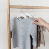 Набір вішалок 3 Sprouts Квіти, 15 шт., білий (IHVMBC/38058) - Pampik - 4