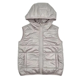 Жилет з капюшоном NL Baby, синтепух, 2-3 роки, сірий (565/37147) - Pampik