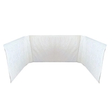 Набір NL Baby: бортик у ліжечко, 3-сторонній, універсальний, 180х32 см + балдахін, 300х170 см, молочний (28906) - Pampik - 2