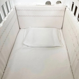 Бортик в кроватку NL Baby, 4-сторонний, белый (811/22133) - Pampik - 3