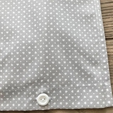 Комплект постельного белья NL Baby, 140х100 см, серый с белым (823+842/29278) - Pampik - 6