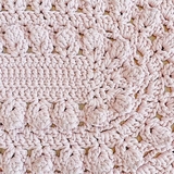 Коврик декоративный NL Baby Hand made, 77х52 см, пудровый (27530) - Pampik - 4